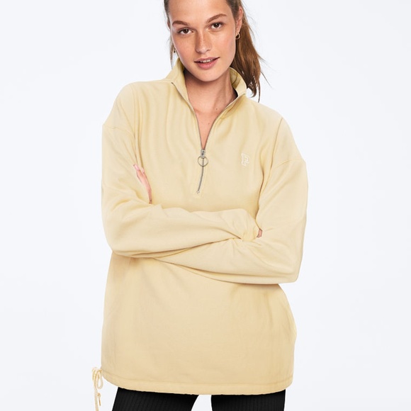 VICTORIA'S SECRET PINK PREMIUM COLLEGE QUARTER-ZIP - Picture 2 of 3